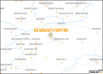 map of Öcsödi Úti Tanyák