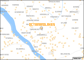 map of Octararo Lakes