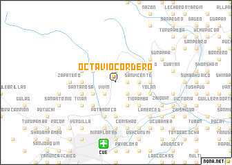 map of Octavio Cordero