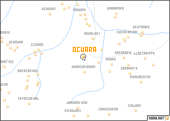 map of Ocuara