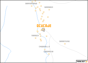 map of Ocucaje