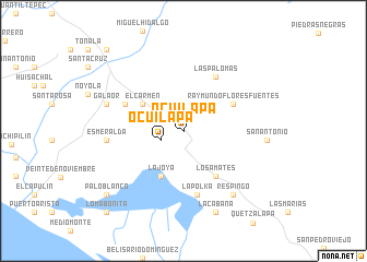 map of Ocuilapa