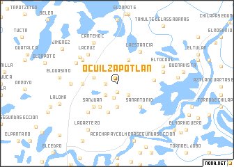 map of Ocuilzapotlan