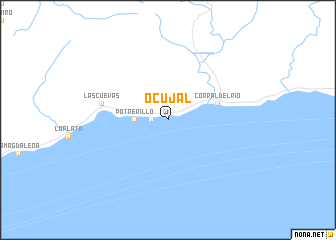 map of Ocujal