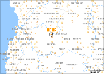 map of Ocup