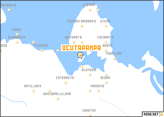 map of Ocutapampa