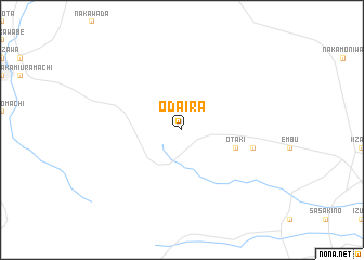 map of Ōdaira