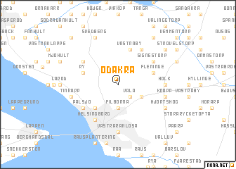 map of Ödåkra