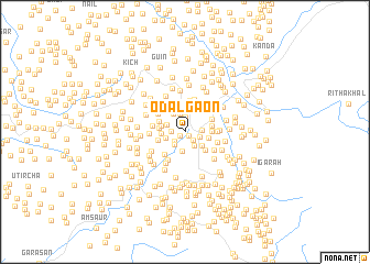 map of Odalgaon