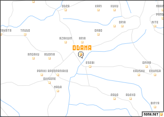 map of Odama