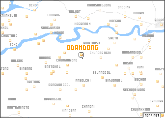 map of Ŏdam-dong