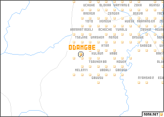 map of Odamgbe