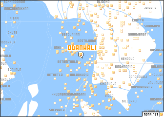 map of Odānwāli