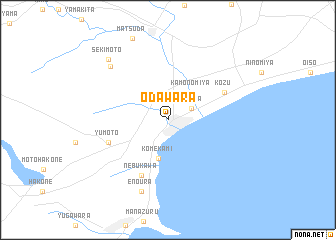 map of Odawara