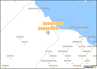 map of Odawminasi