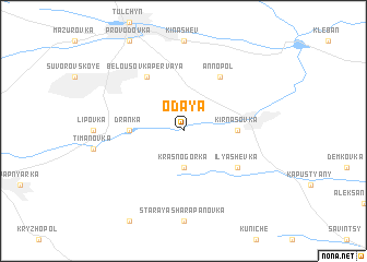 map of Odaya