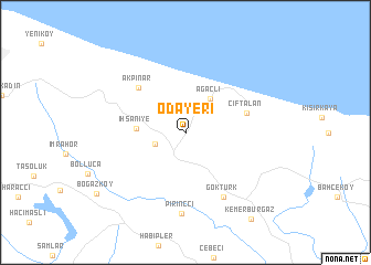 map of Odayeri