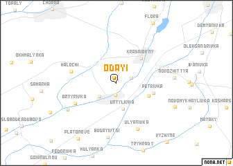 map of Odayi