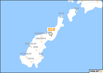 map of Oda