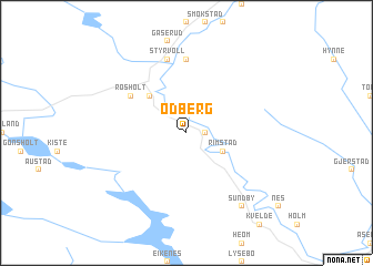 map of Odberg