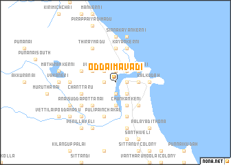 map of Oddaimavadi