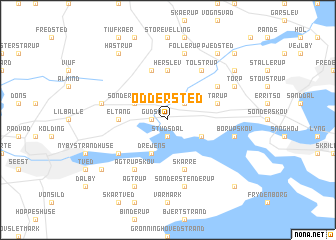 map of Oddersted