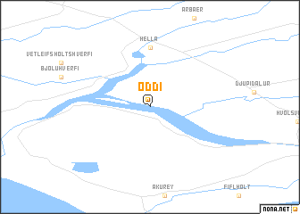 map of Oddi