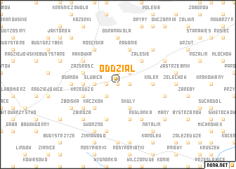 map of Oddział