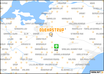 map of Øde-Hastrup