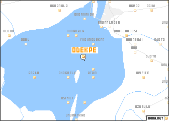 map of Odekpe
