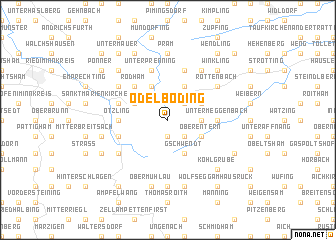 map of Odelboding