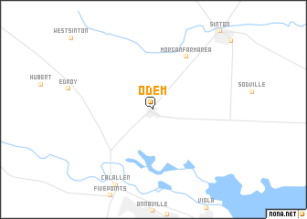 map of Odem