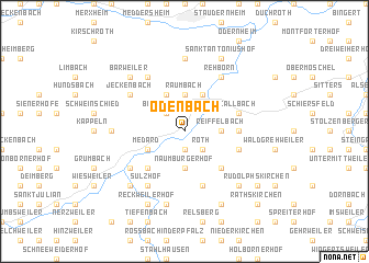 map of Odenbach