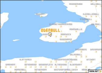 map of Odenbüll