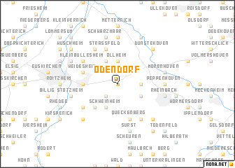 map of Odendorf