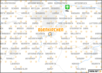 map of Odenkirchen