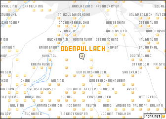 map of Ödenpullach