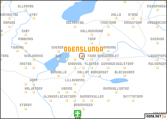 map of Odenslunda