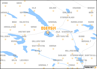 map of Odensvi