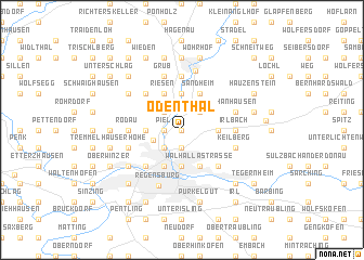 map of Ödenthal