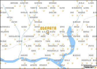 map of Odepata