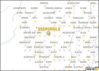 map of Ode Pupa Ile