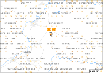 map of Oder