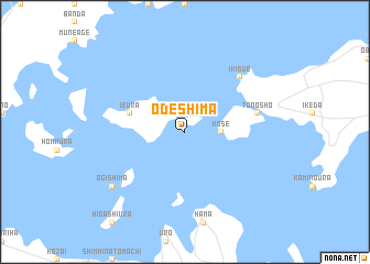 map of Odeshima