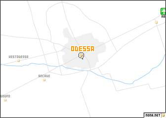 map of Odessa