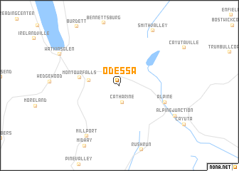 map of Odessa