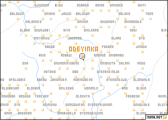 map of Odeyinka