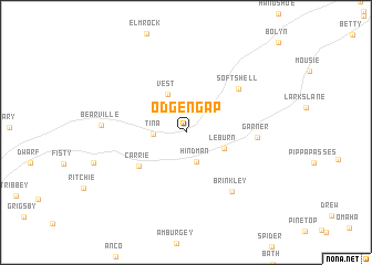 map of Odgen Gap