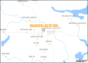 map of Odgers Location