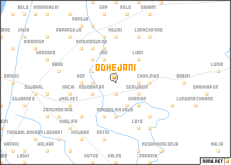 map of Odhejāni